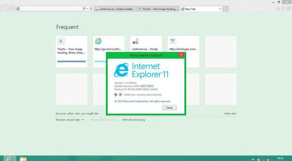 Mye tyder på at Internet Explorer 11 vil tilby støtte for 3D-grafikk-standarden WebGL.