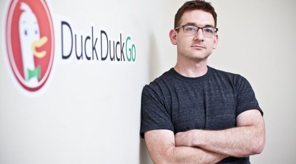 Gründer Gabriel Weinberg kan glede seg over kraftig vekst for sin alternative søkemotor med det pussige navnet DuckDuckGo.