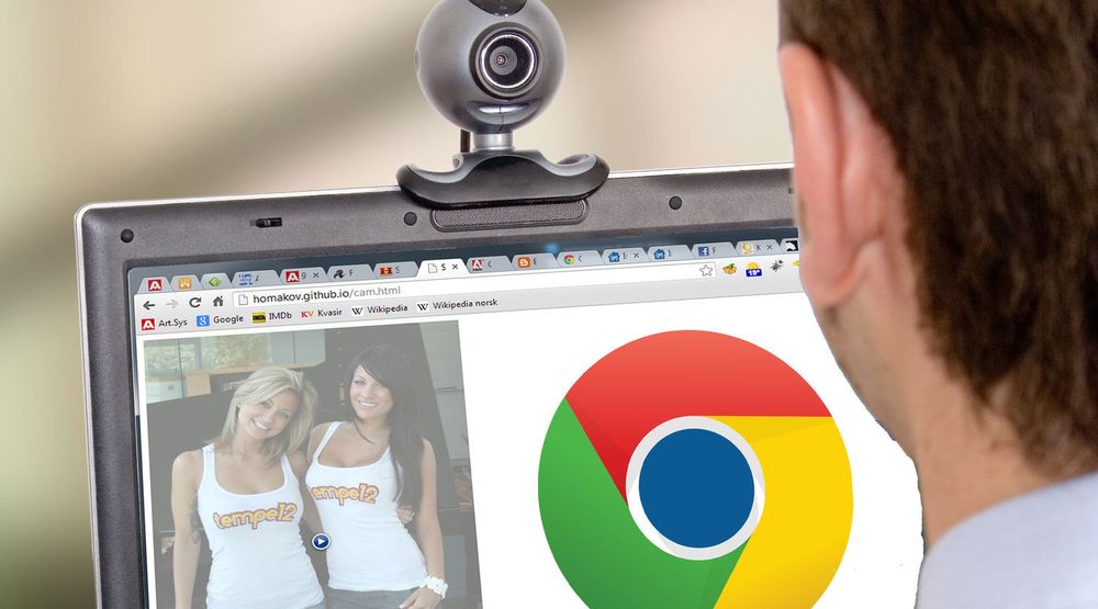 Kombinasjonen Google Chrome og Adobe Flash Player gjorde fram til i går mulig for ondsinnede å ta kontroll over pc-brukeres webkamera ved hjelp av enkle lokkemidler.