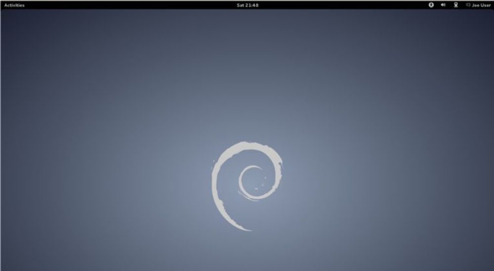 GNOME 3 er standard brukergrensesnitt i Debian 7.