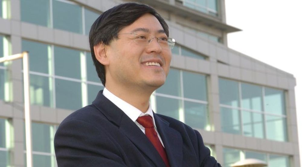 Lenovo-sjef Yang Yuanqing stråler av optimisme.