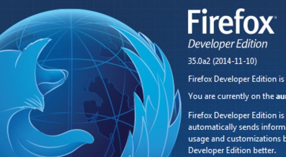 Firefox Developer Edition erstatter Aurora-kanalen.