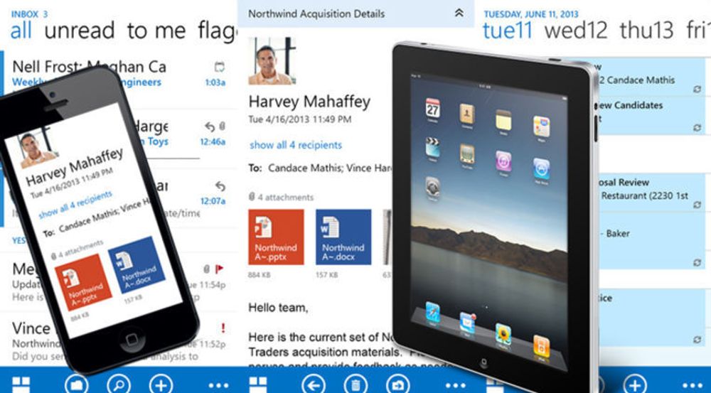 Outlook-klienter er klare for iPhone og iPad. Foreløpig bare for de med Office 365-abonnement.