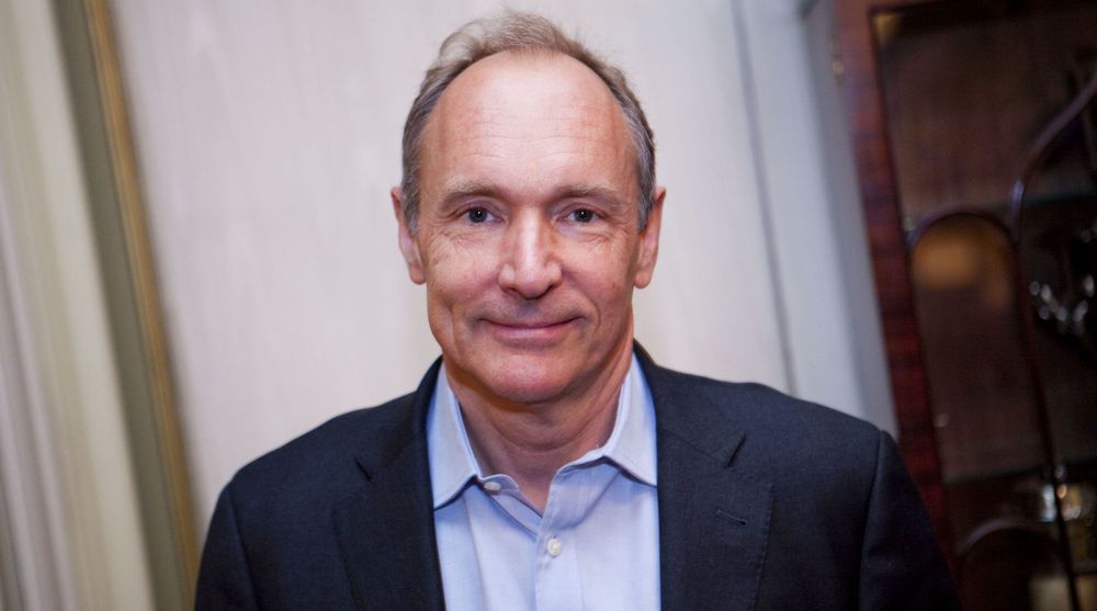 World Wide Web ble funnet opp av Tim Berners-Lee. Her fotografert da han besøkte Norge i 2012.