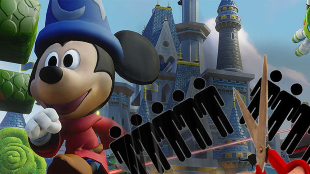 KAPPER: Færre spill og utviklere hos Disney, som forsøker å snu underskuddene i sin interaktiv-avdeling.