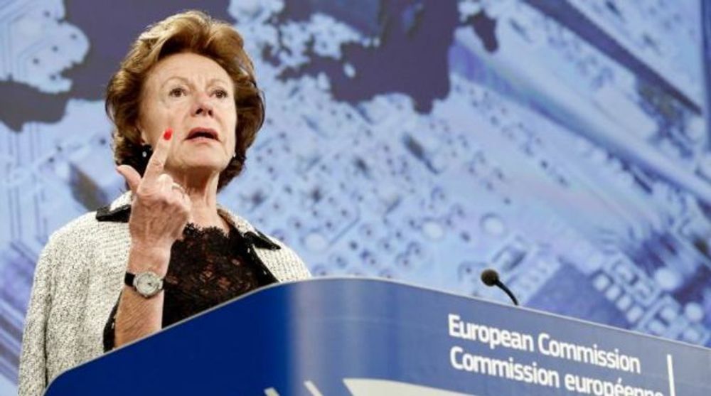 TVINGER FREM FELLES MOBILMARKED: EUs mektige digitalkommissær Neelie Kroes.