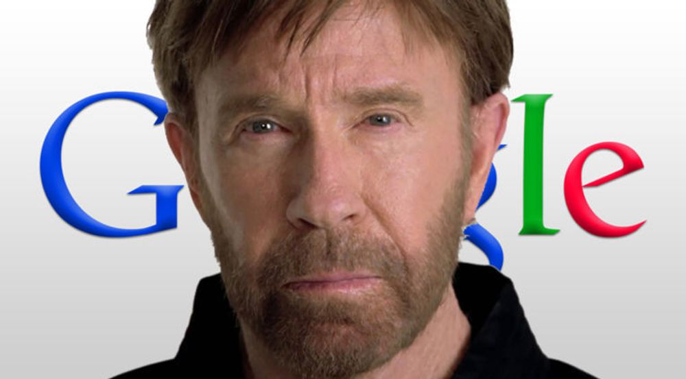 Chuck Norris leser ikke bøker. Han stirrer bare på dem til de gir ham informasjonen han trenger. Men når det kommer til søk må selv Chuck få hjelp...