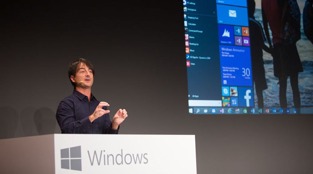 Windows-direktør Joe Belfiore viste tirsdag fram en tidlig utgave av Windows 10 med retur av den berømmelige startmenyen i ny drakt.