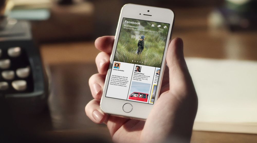 Facebook lanserer sin nye «Paper»-app i den amerikanske iTunes-butikken på mandag.