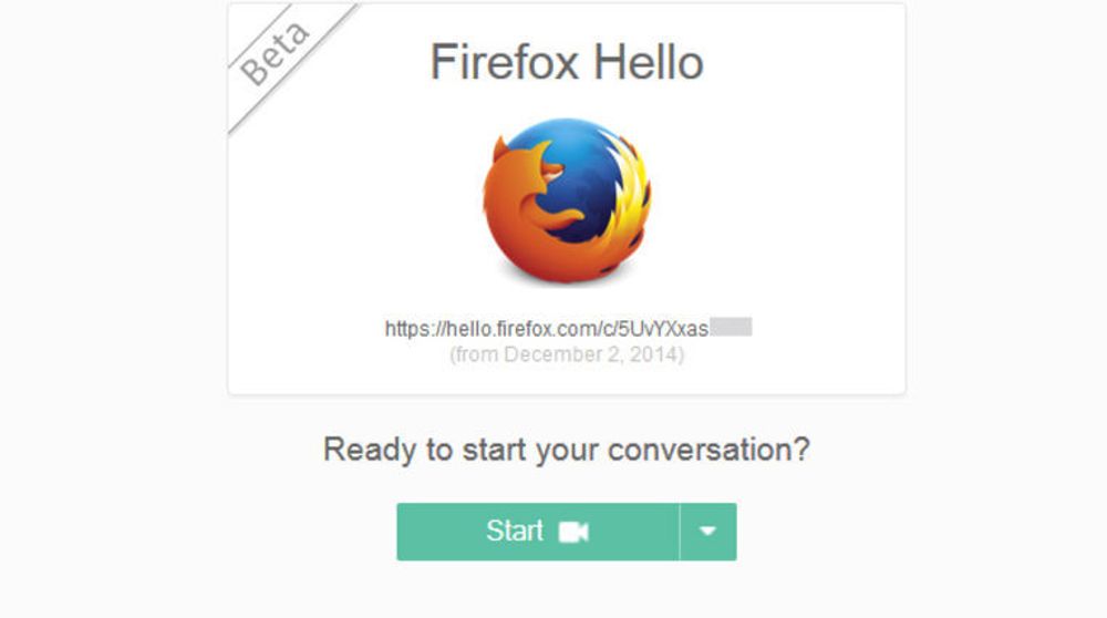Firefox Hello er en ny, WebRTC-basert tjeneste fra Mozilla for videosamtaler. Den fungerer på tvers av nettlesere fra flere leverandører, men etableringen av samtaler avhenger av et brukergrensesnitt som nå tilbys i Firefox.