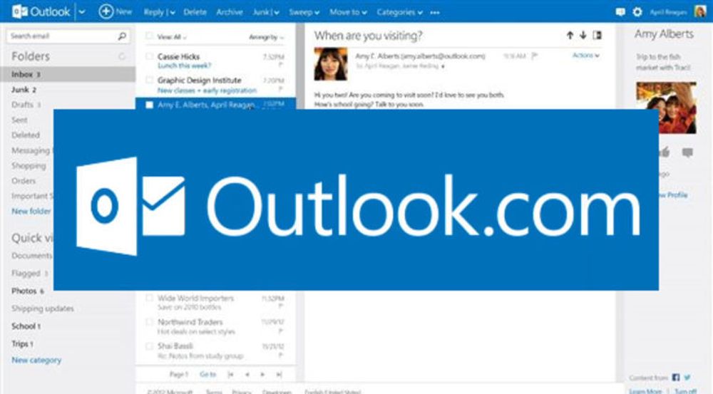 Microsofts e-posttjeneste og Gmail-konkurrent, Outlook.com, hadde store problemer forrige uke. 