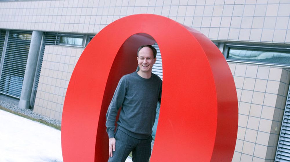 Svenske Rikard Gillemyr er teknologisk direktør for all nettleserutvikling i Opera Software.