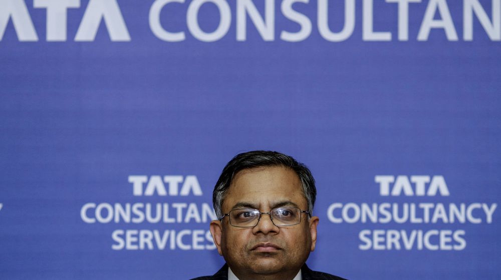«Robuste volumer og sunn vekst» på tvers av alle bransjer sørget for å gi Tata en god start på det nye finansåret, sier konsernsjef Natarajan Chandrasekaran (bildet).