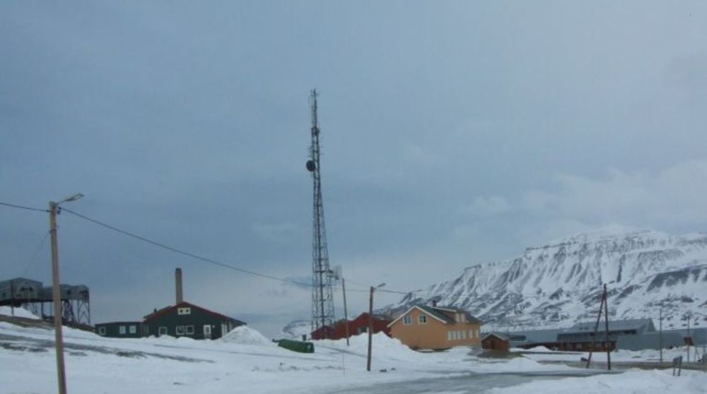 Telenor-stasjonen på Skjæringa i Longyearbyen. 