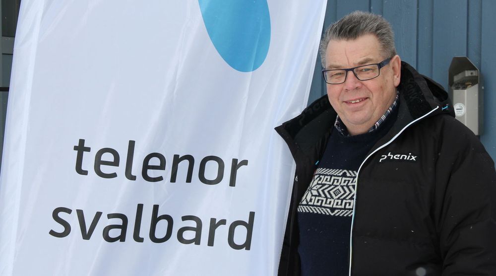 Harald Fagermoen er leder for Telenor Svalbard, som kombinerer til tider ekstreme værforhold med topp moderne kommunikasjonsteknologi. 