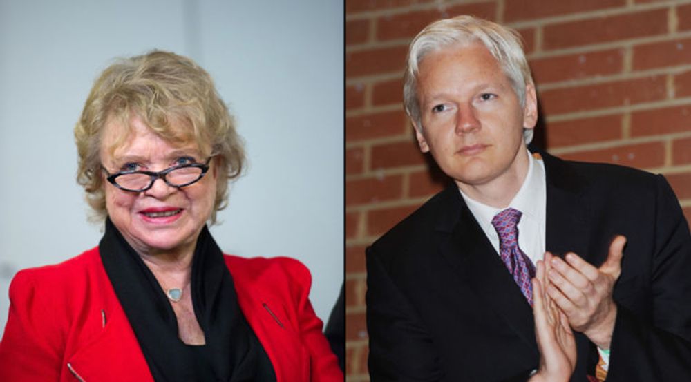 VERRE ENN FENGSEL: Evy Joly holder pressekonferanse i Stockholm i dag. Der vil hun legge frem et forslag til løsning for den fastlåste situasjonen til Julian Assange, som sitter innesperret i Ecuadors ambassade i London.