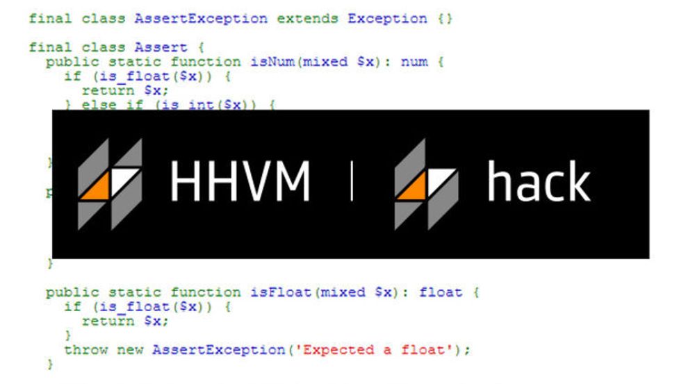 Programmeringsspråket Hack bygger på PHP og er svært tett tilknyttet Facebooks HipHop Virtual Machine (HHVM).