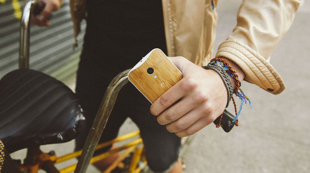 Treverk er blant materialene som Motorolas nye Moto X skal kunne leveres med.