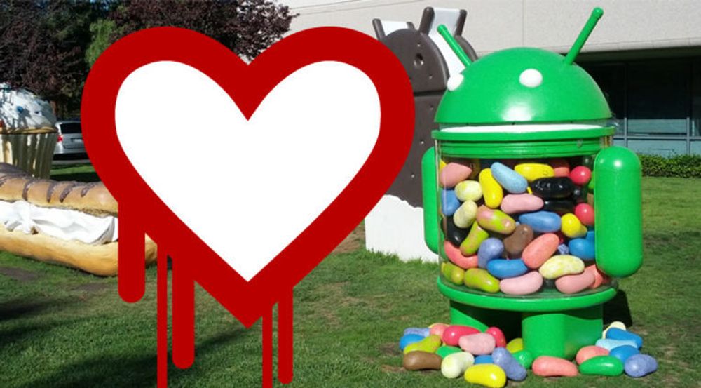 En enslig underversjon av Jelly Bean er sårbar for Heartbleed. Det er uklart hvor mange enheter som er berørt, men Jelly Bean-utgavene av Android er fortsatt svært utbredt.