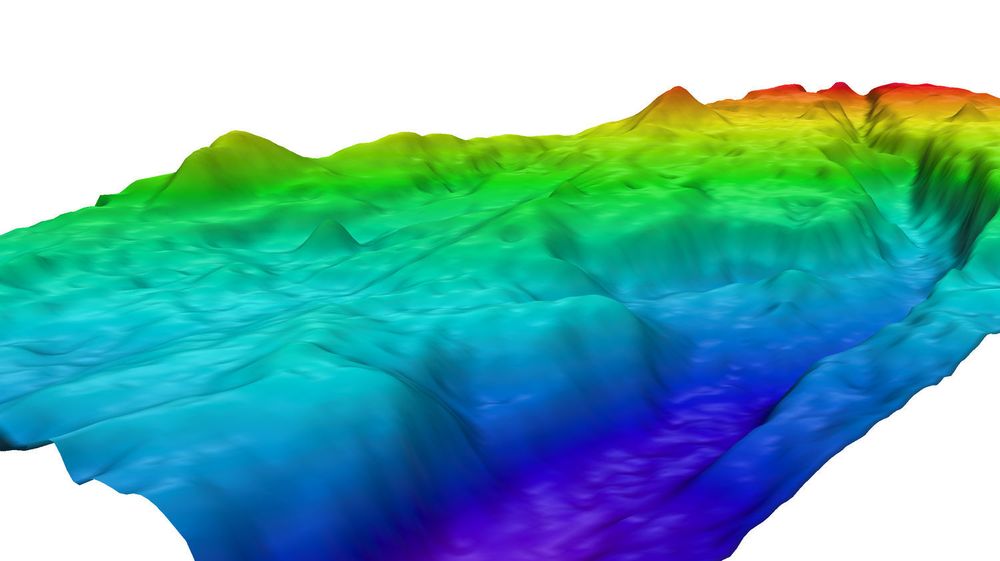 Geodata, som denne 3D-representasjonen av en undersjøisk canyon som nylig har blitt funnet utenfor Tasmania, skal i framtiden kunne integreres enklere og bedre med webteknologi.