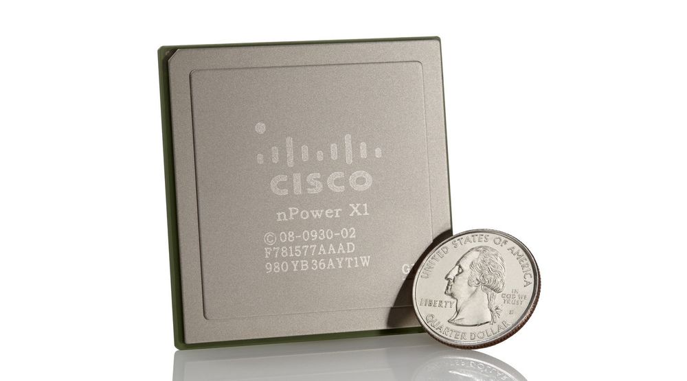 Nettverksprosessoren nPower X1 skal bidra sterkt til den økte kapasiteten i Ciscos nye NCS-produktfamilie. 
