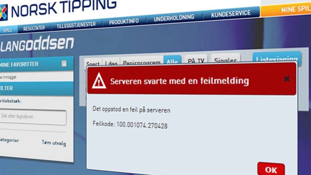 Forrige lørdag klappet systemene til Norsk tipping sammen, slik de gjorde også lørdag 17. august. Fortsatt arbeider de intenst med å komme til bunns i problemene.