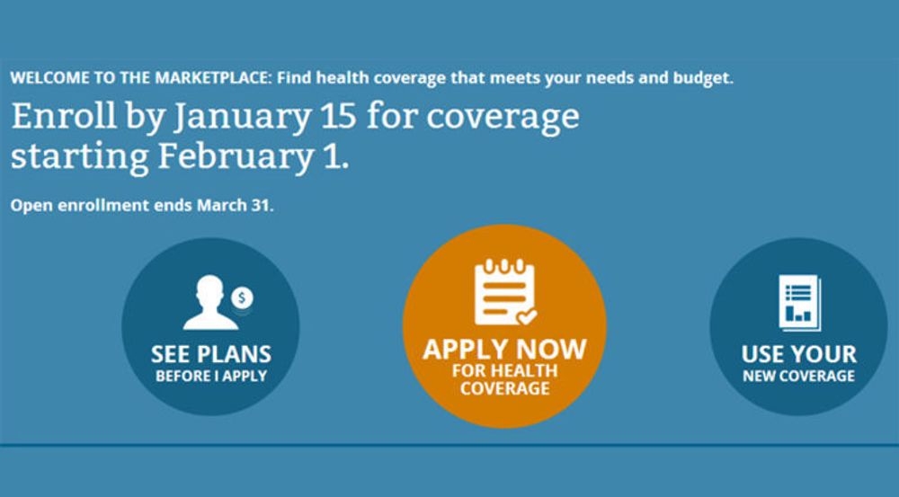 Nettstedet HealthCare.gov skal tilby påbudt helseforsikring til innbyggere i 36 delstater i USA.