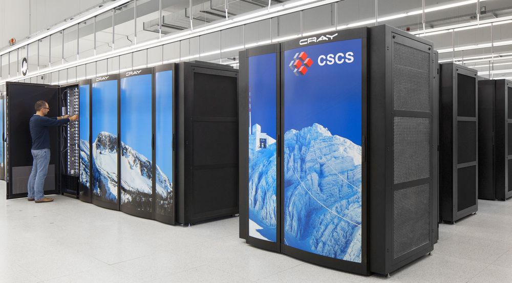 Piz Daint ved Swiss National Supercomputing Center er den kraftigste superdatamaskinen i Europa.