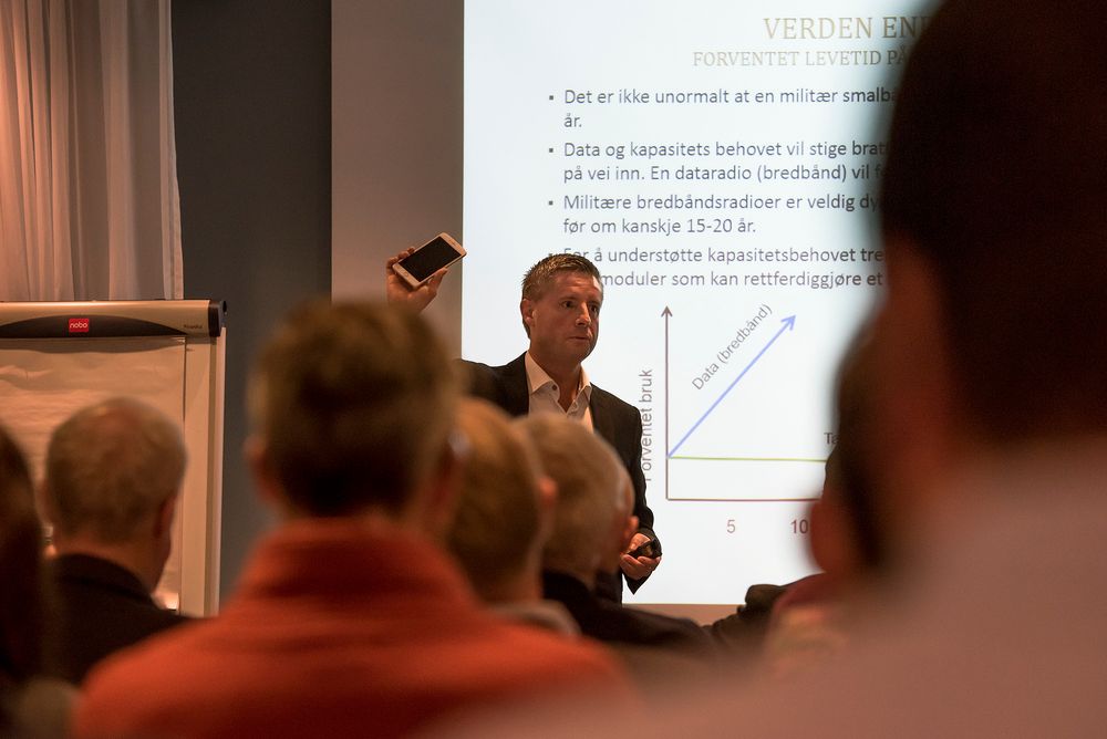 VIL HA 4G: Telenor, Netcom og Ice lyttet alle til innlegget Nomeland holdt på seminar i forrige uke.