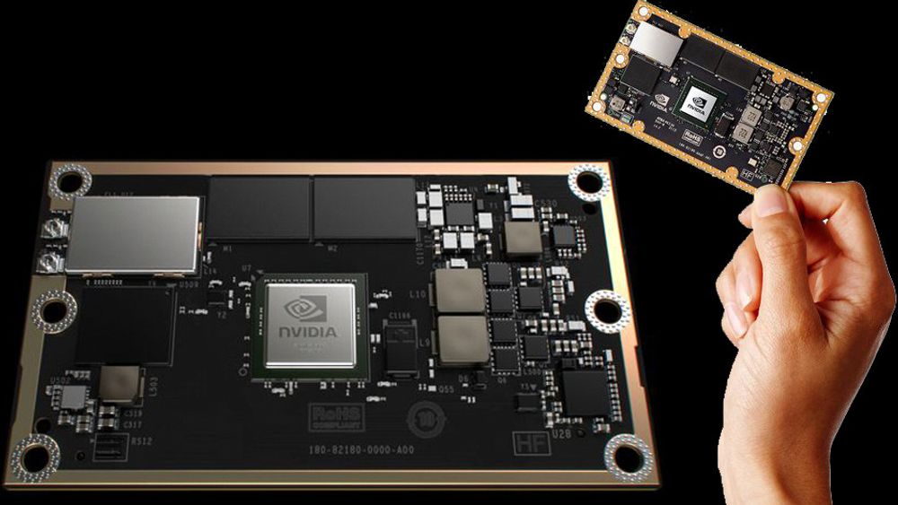 Nvidia Jetson TX1 er en integrert datamaskin som er spesielt beregnet for maskinlæring.