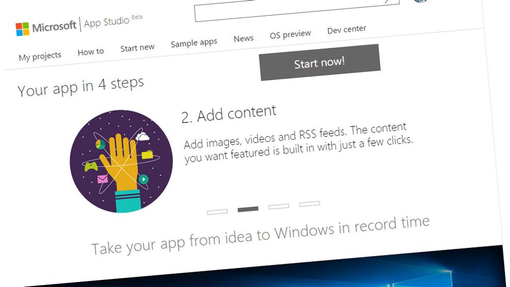 Windows App Studio gjør det veldig enkelt for ikke-utviklere å lage enkle apper med tvilsom nytteverdi for andre.