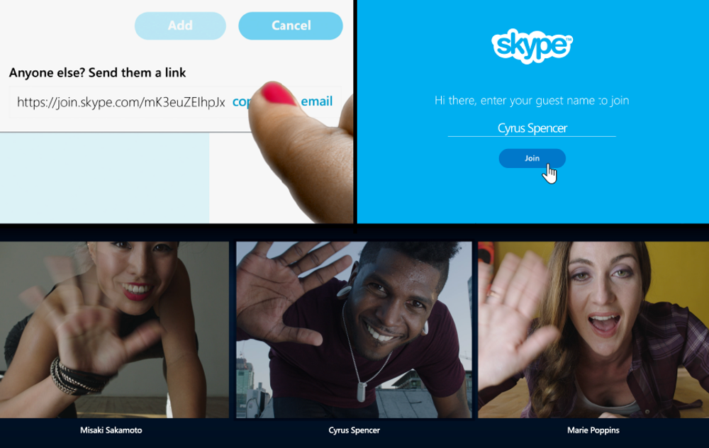 Nå blir det mulig å skype uten å ha Skype. Muligheten rulles først ut til amerikanske og britiske brukere, og til resten av verden snart.