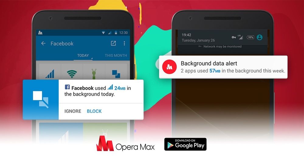 Opera Max kan nå varsle brukerne om apper som genererer mye datatrafikk mens de ligger i bakgrunnen. Brukerne kan i så fall blokkere denne aktiviteten.