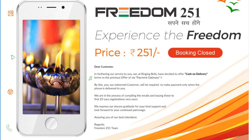 Mange tror at den superbillige Freedom 251-mobilen vil vise seg å være såkalt «vaporware». Likevel er de 30 000 som har forhåndsbestilt den.