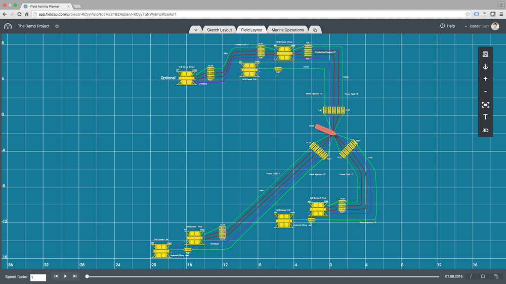 Xvision hjelper oljebransjen med å visualisere svært komplekse datasett for at så mange som mulig skal forstå design av et komplekst oljefelt.