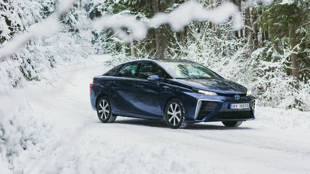 Toyota Mirai er blitt vintertestet i Norge siden januar.