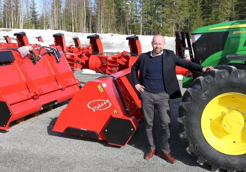 Finn Kristian Tokvam, daglig leder for familiebedriften Tokvam AS, gleder seg til å ta fatt på samarbeidet med Felleskjøpet Agri.