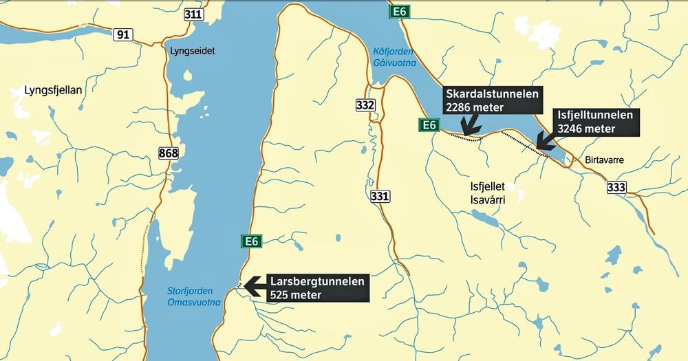 Larsbergtunnelen ble åpnet i 1975. De to andre i 2003 og 2005. De som vil oppgradere dem, må gi anbud innen 15. juni.