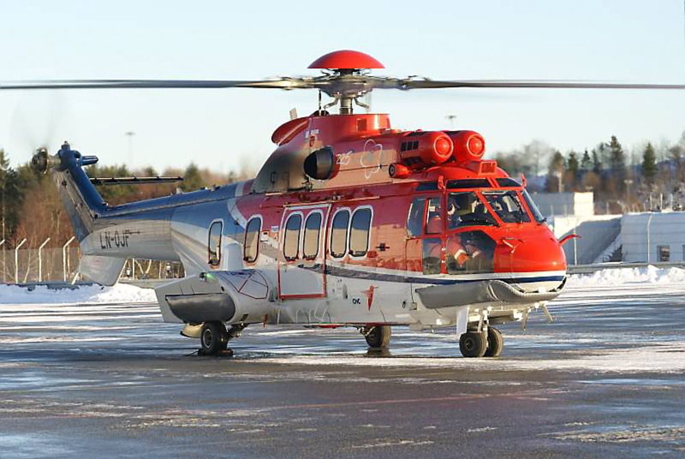 Det var dette helikopteret, et EC225 Super Puma med registreringsnummer LN-OJF, som havarerte 29. april.
