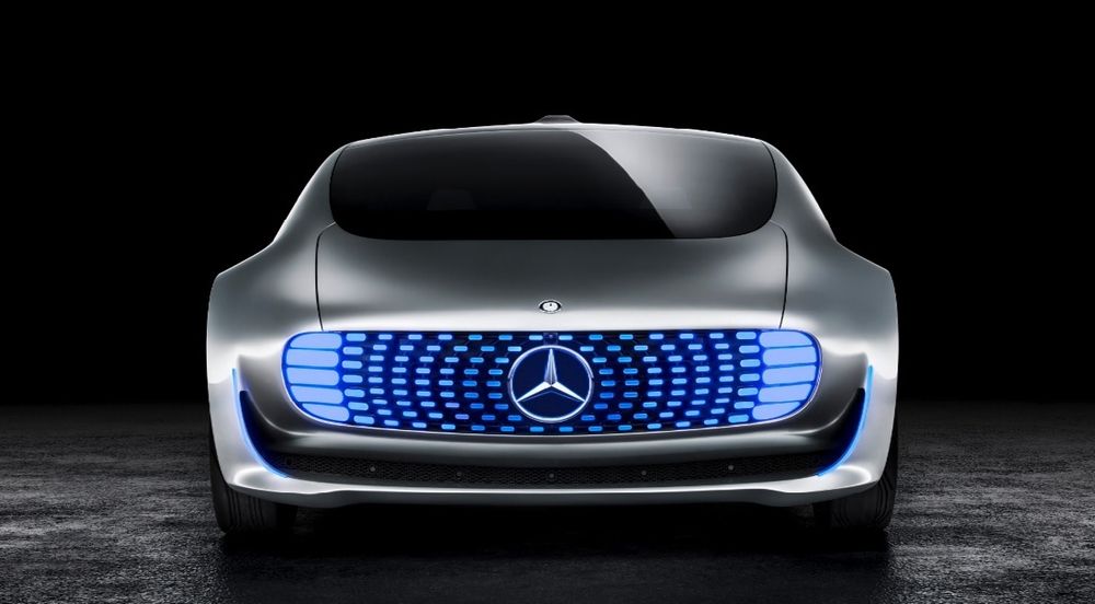 Mercedes-Benz F 015 Luxury er den tyske bilprodusentens konsept for selvkjørende bil. Illustrasjonsofot, forskerne i Leuven har ikke brukt denne i sitt arbeid.