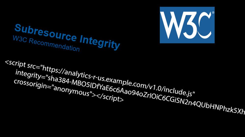 W3C har gjort Subresource Integrity-spesifikasjonen til en webstandard.