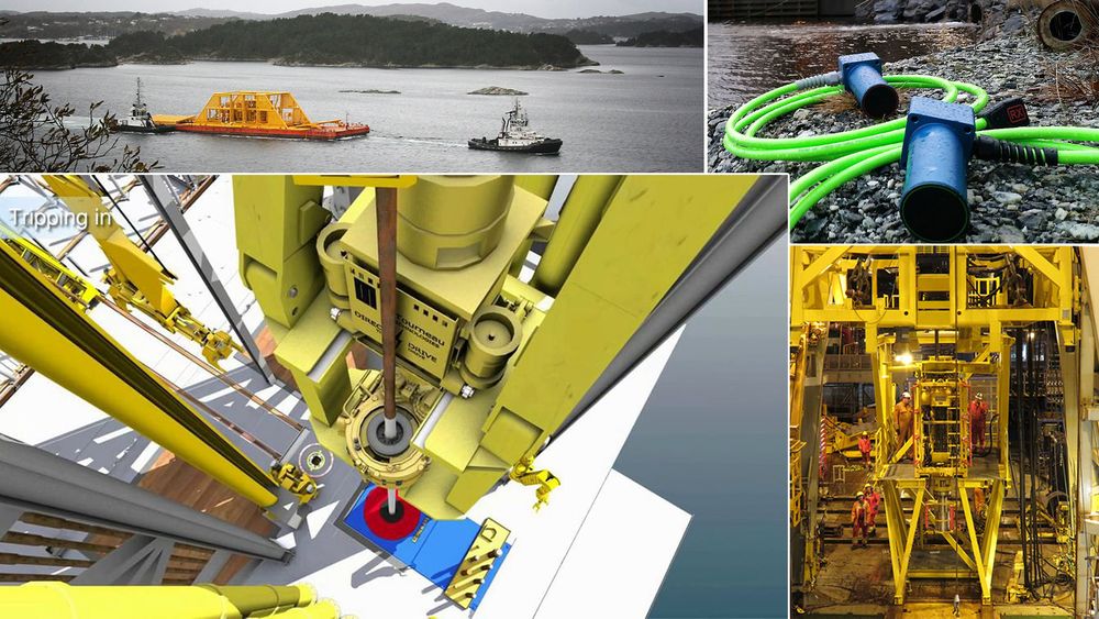 Ti forskjellige oljeteknologier er med i finalene til de to prestisjetunge prisene på årets ONS. Her er de representert ved One Subsea (øverst til venstre), WiSub (øverst til høyre), West Group og Island Offshore/Centrica.