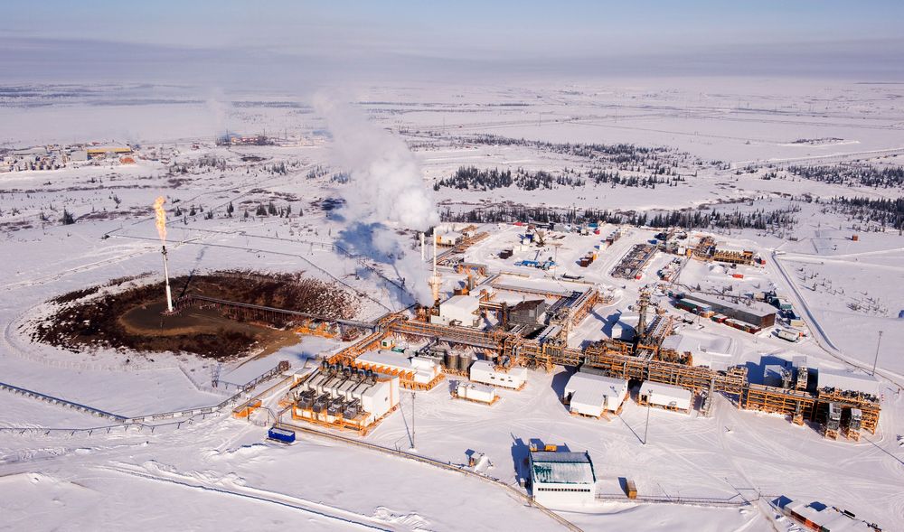 Statoil eier 30 prosent av dette tundraoljefeltet i Nenets autonomoe region.