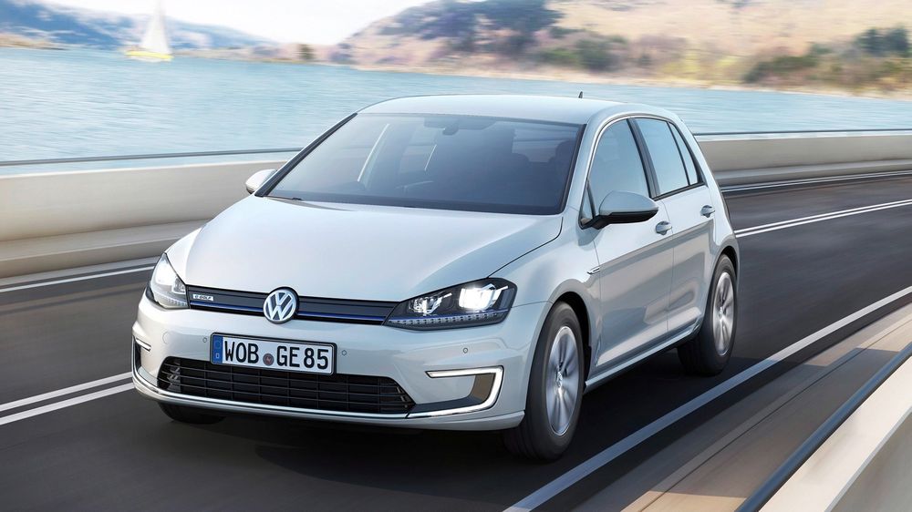 Statistikken viser at hele 37,1 prosent av elbilene så langt i år en Volkswagen e-Golf.
