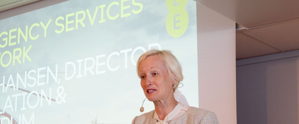 Direktør for regulatorisk strategi i den britiske mobiloperatøren EE, Inge Hansen, fortalte under Frekvensforum i Lillesand om hvordan de bygger et felles mobilnett for både nødetater og vanlige folk. .