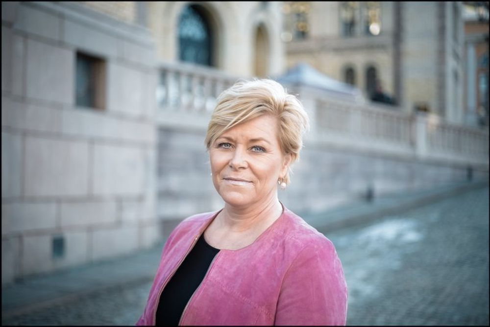 Finansminister Siv Jensen