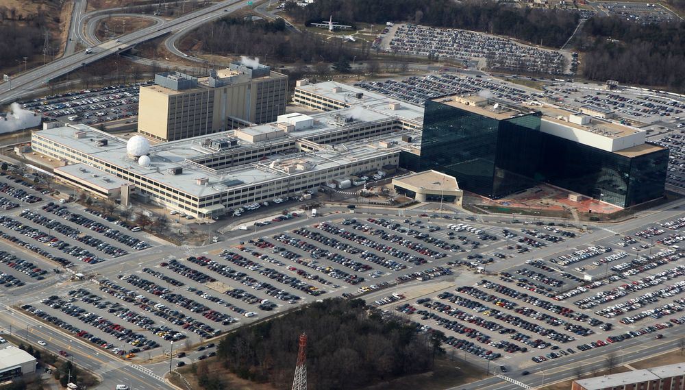 Bildet viser hovedkvarteret til etterretningstjenesten National Security Agency (NSA) i Ft. Meade, delstaten Maryland i USA og er tatt i januar 2010.