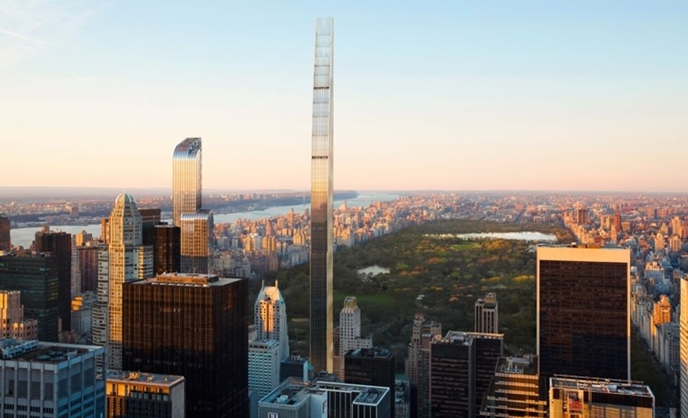 Skyskraperen 111 West 57th Street blir verdens slankeste skyskraper når den står ferdig i 2018.