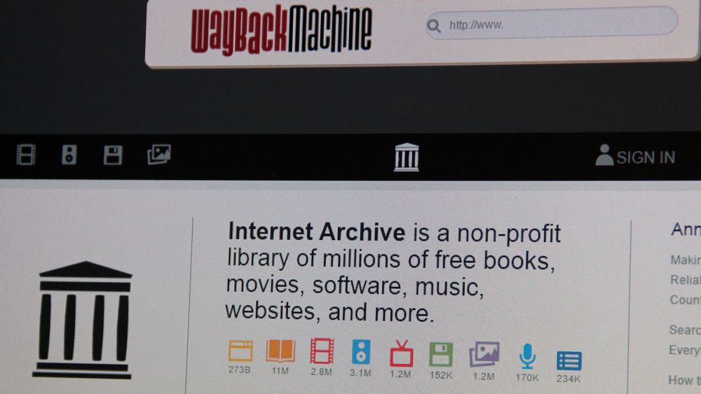 Internet Archive og WayBack Machine har gitt brukerne tilgang til historiske websider siden 1996.