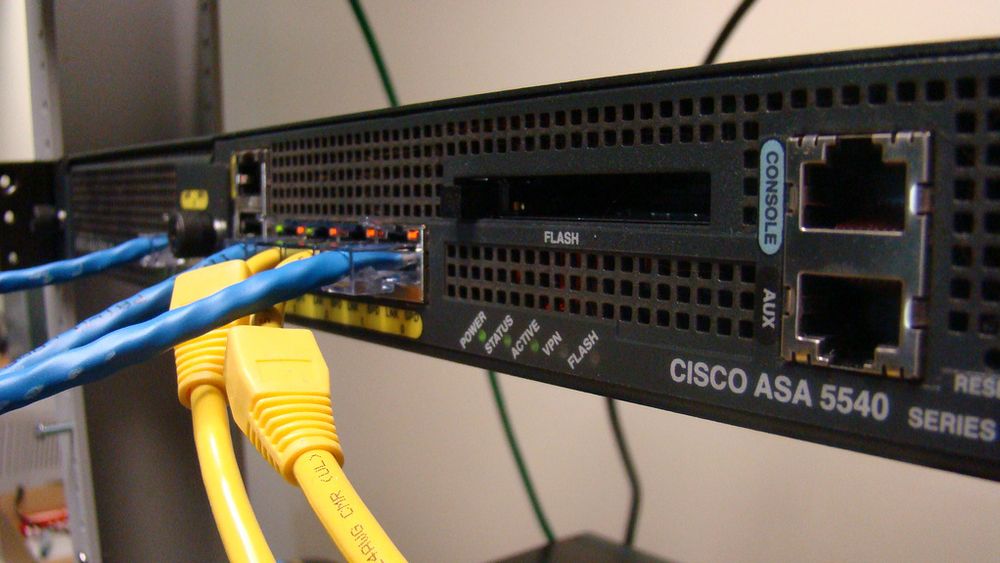 Cisco ASA 5540 er blant flere berørte brannmurer, ifølge forskerne. Illustrasjonsfoto.